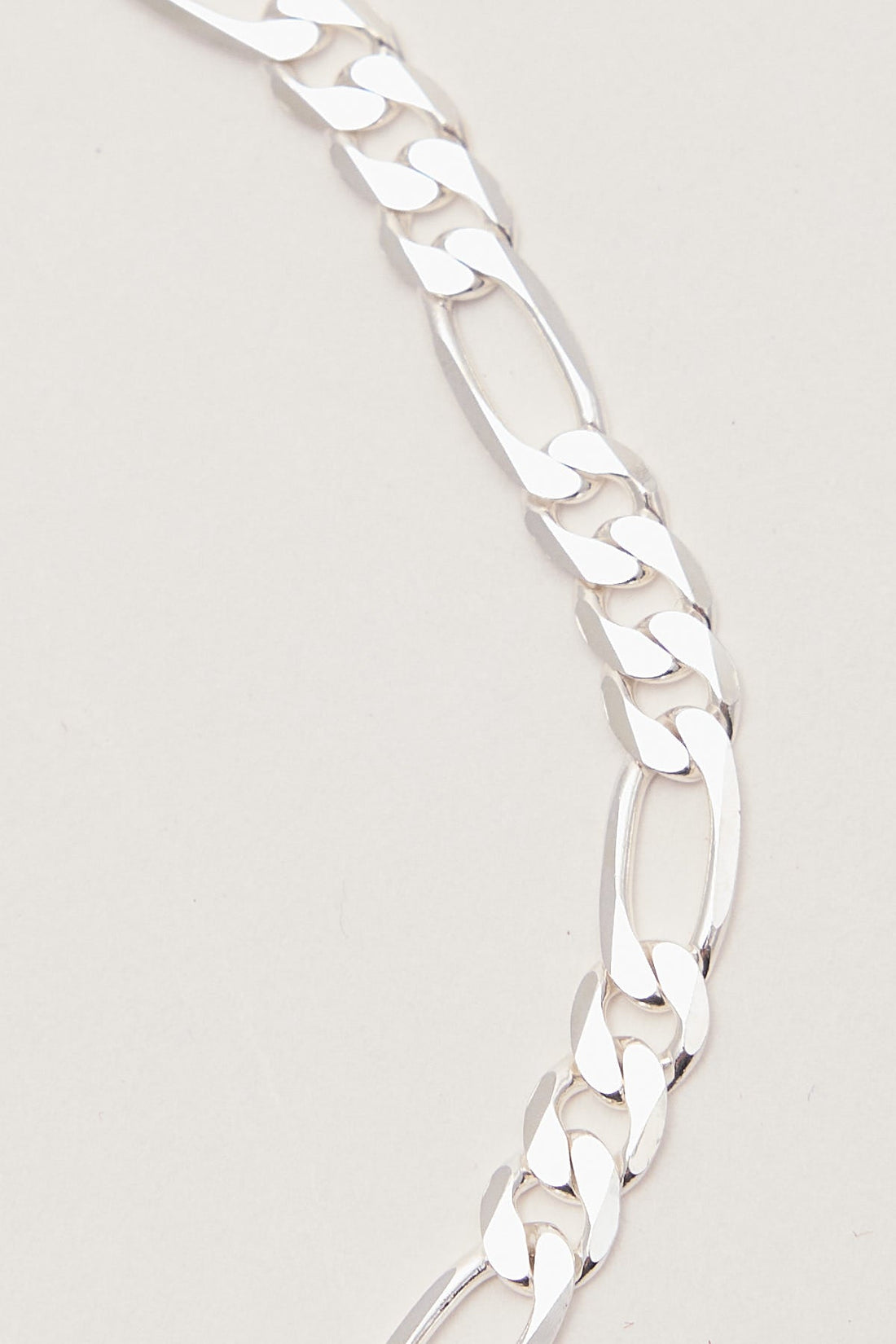Neovision Vast Sterling Silver Figaro Bracelet Sterling Silver