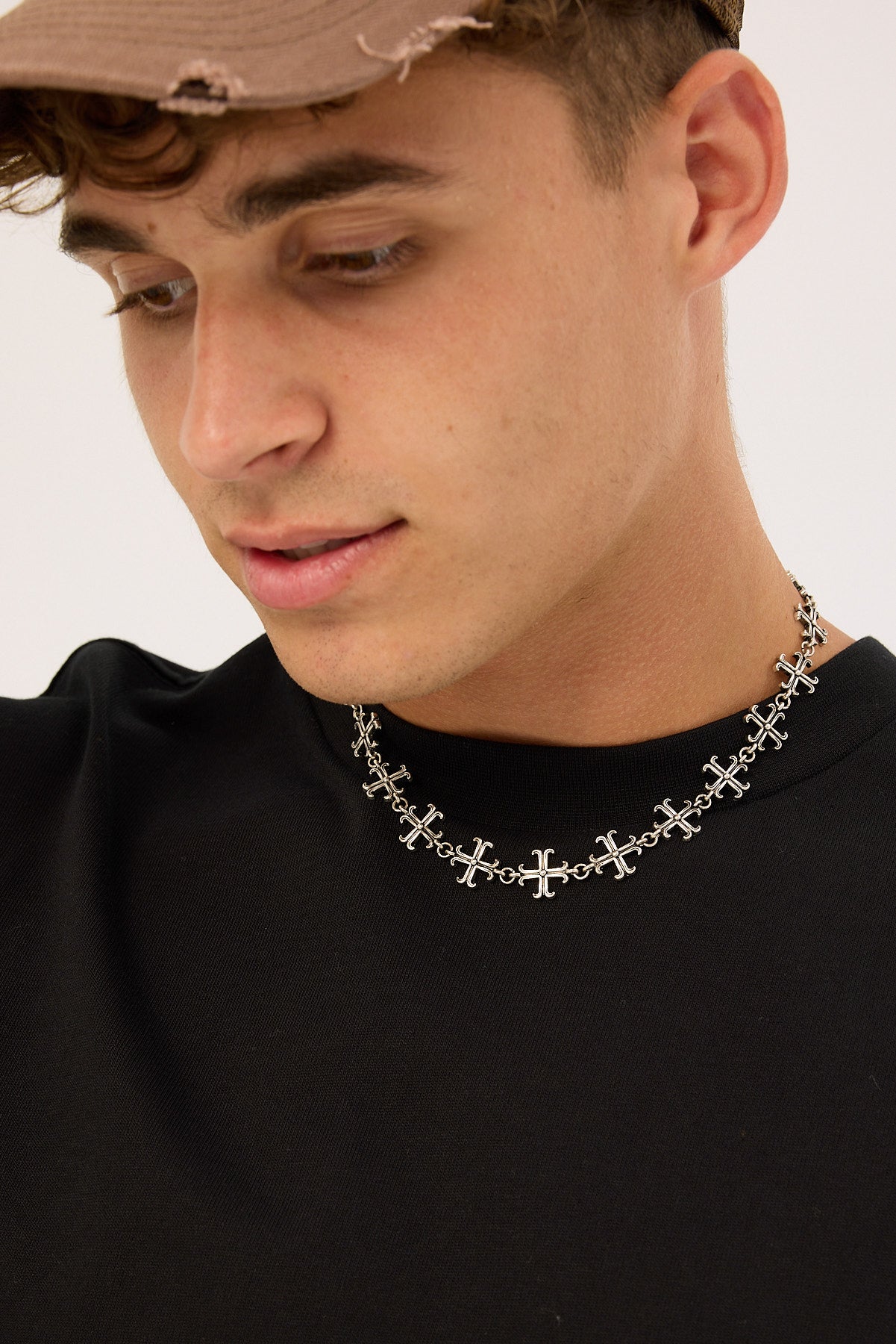 Neovision Gothic Necklace Antique Silver