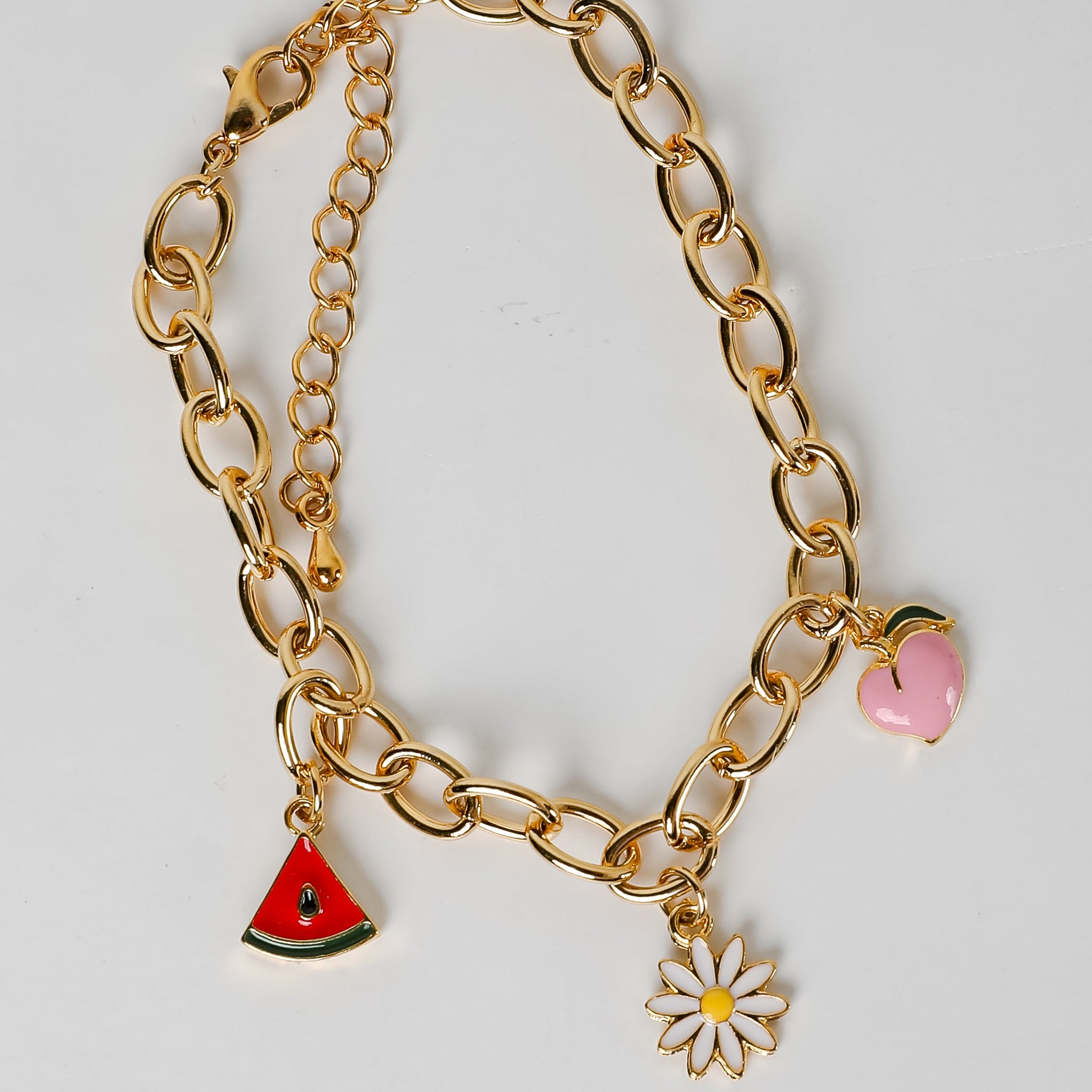 Chloe Gold Charm Bracelet
